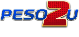 PESO2U brand identity for login, register, games, download, app, casino, and online casino